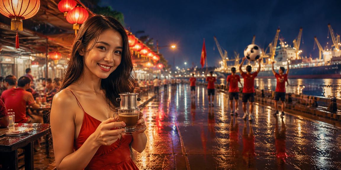 Không gian giải trí casino sôi động tại Hải Phòng bên tách cà phê